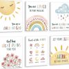 Children’s Bible Verses Wall Decor, Set Of 6