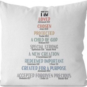 Kids Christian Pillow Cover