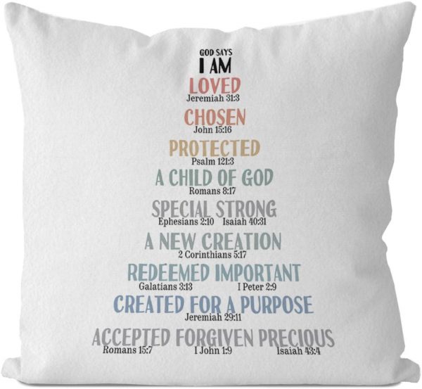 Kids Christian Pillow Cover