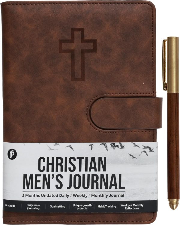 Christian Leather Prayer Journal For Men