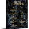 The Ten Commandments Canvas Print